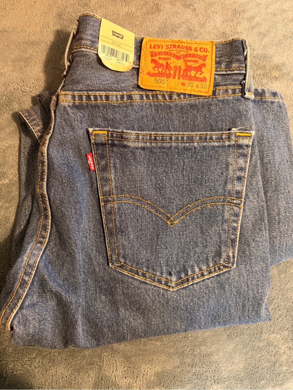Levi's 505 Slim Straight Men's Jeans in Denim Blue